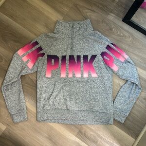 Fleece Half Zip Sweatshirt